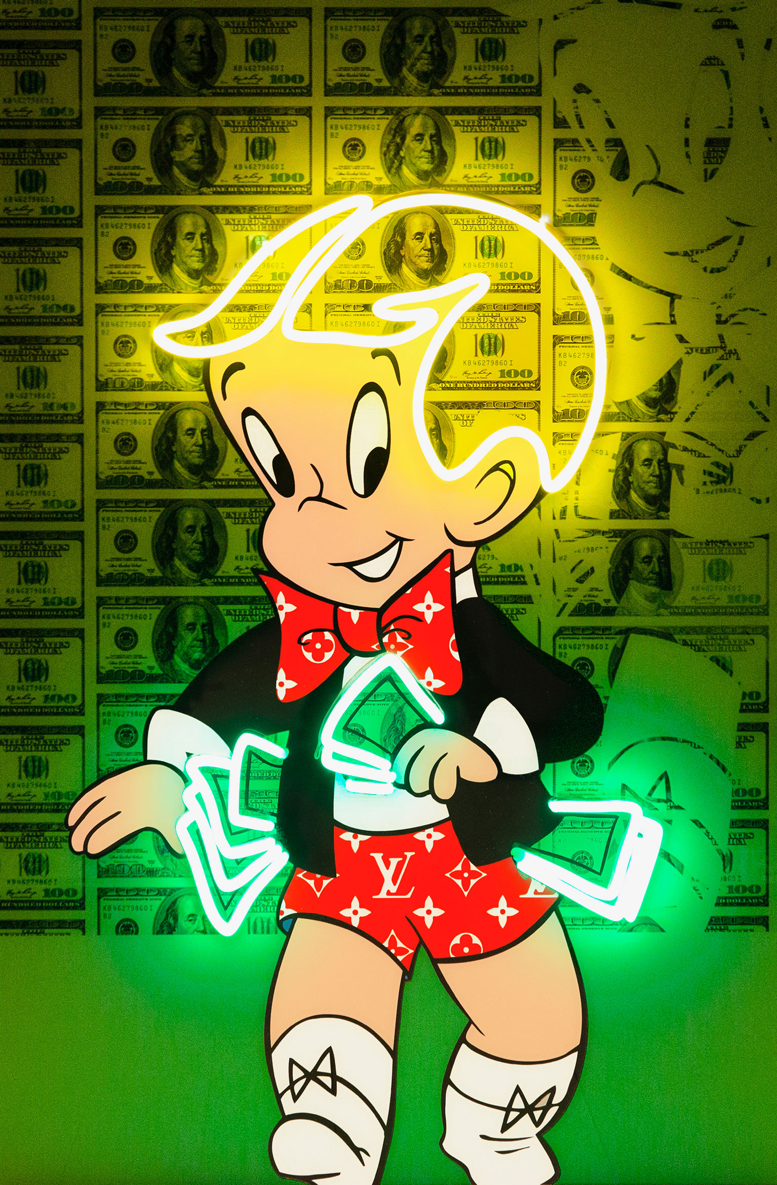 Neon Richie Rich By Sqra Cedric Sequerra Artcloud