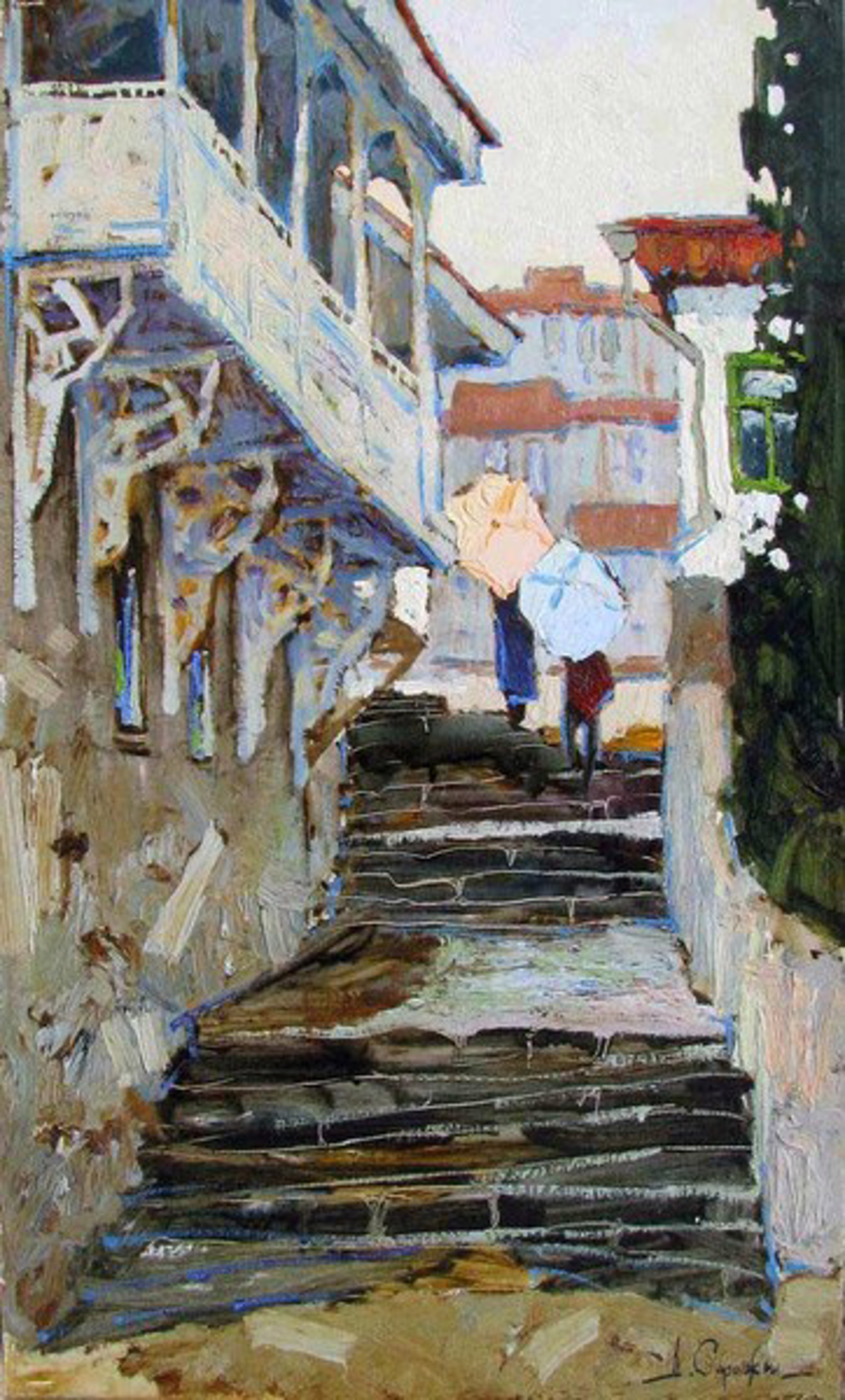 Stairs By Denis Sarazhin Paul Scott Gallery