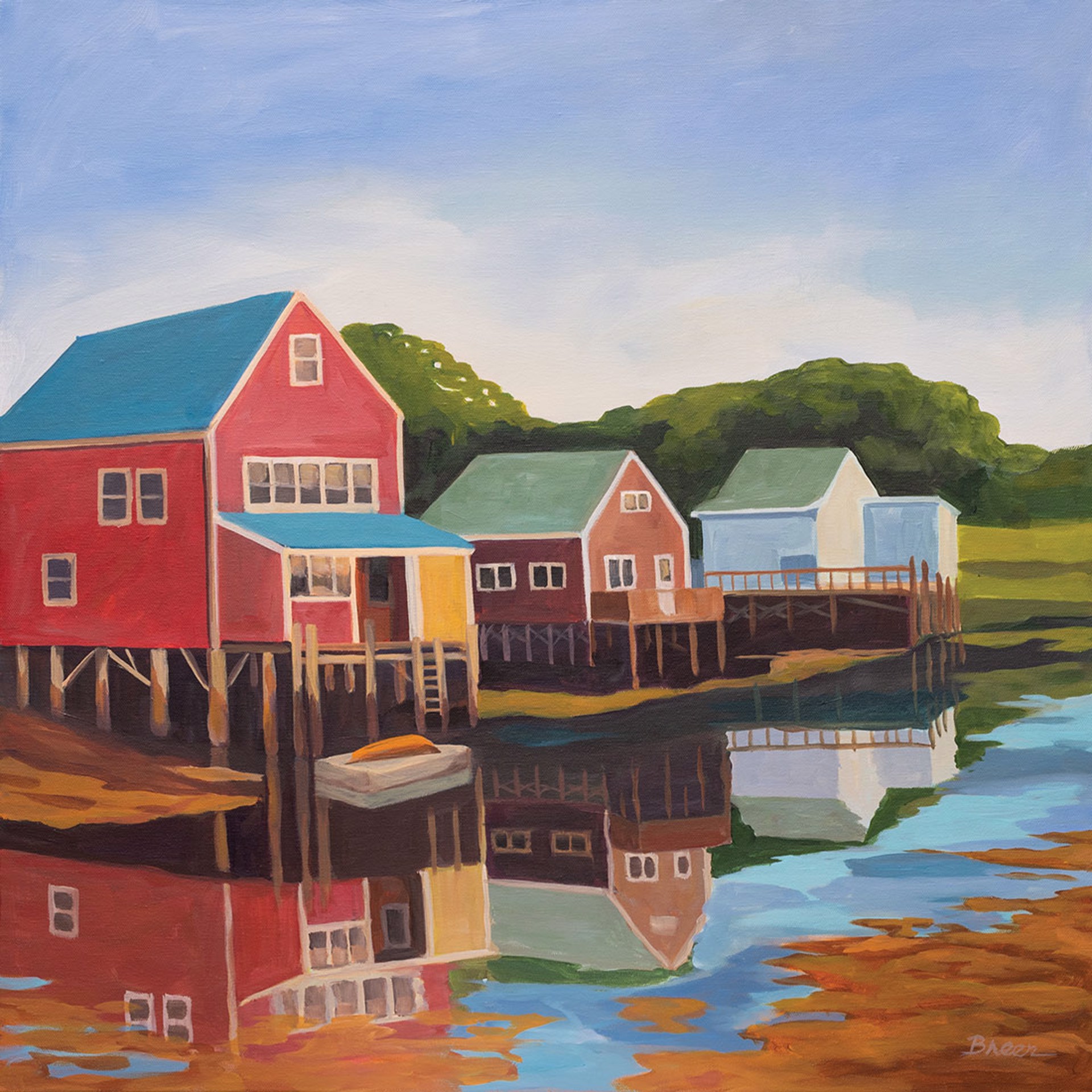 Kennebunkport By Catherine Breer Portland Art Gallery