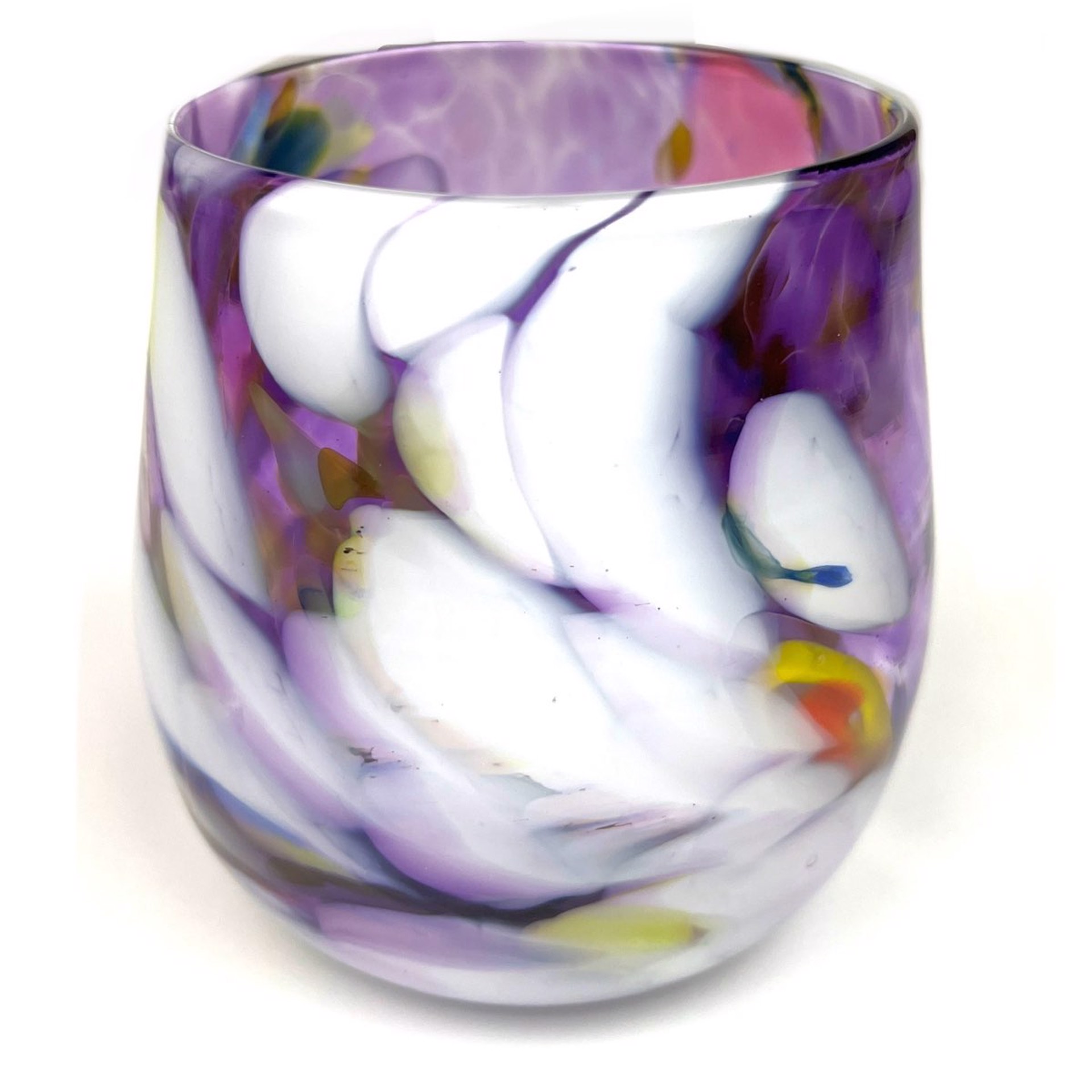 Stemless Wine Glass By Chad Balster River Gallery