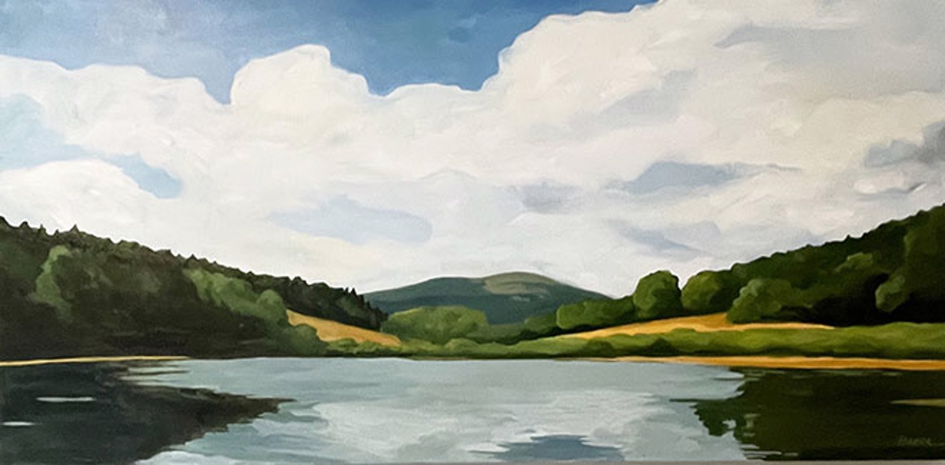 Long Pond By Catherine Breer Portland Art Gallery