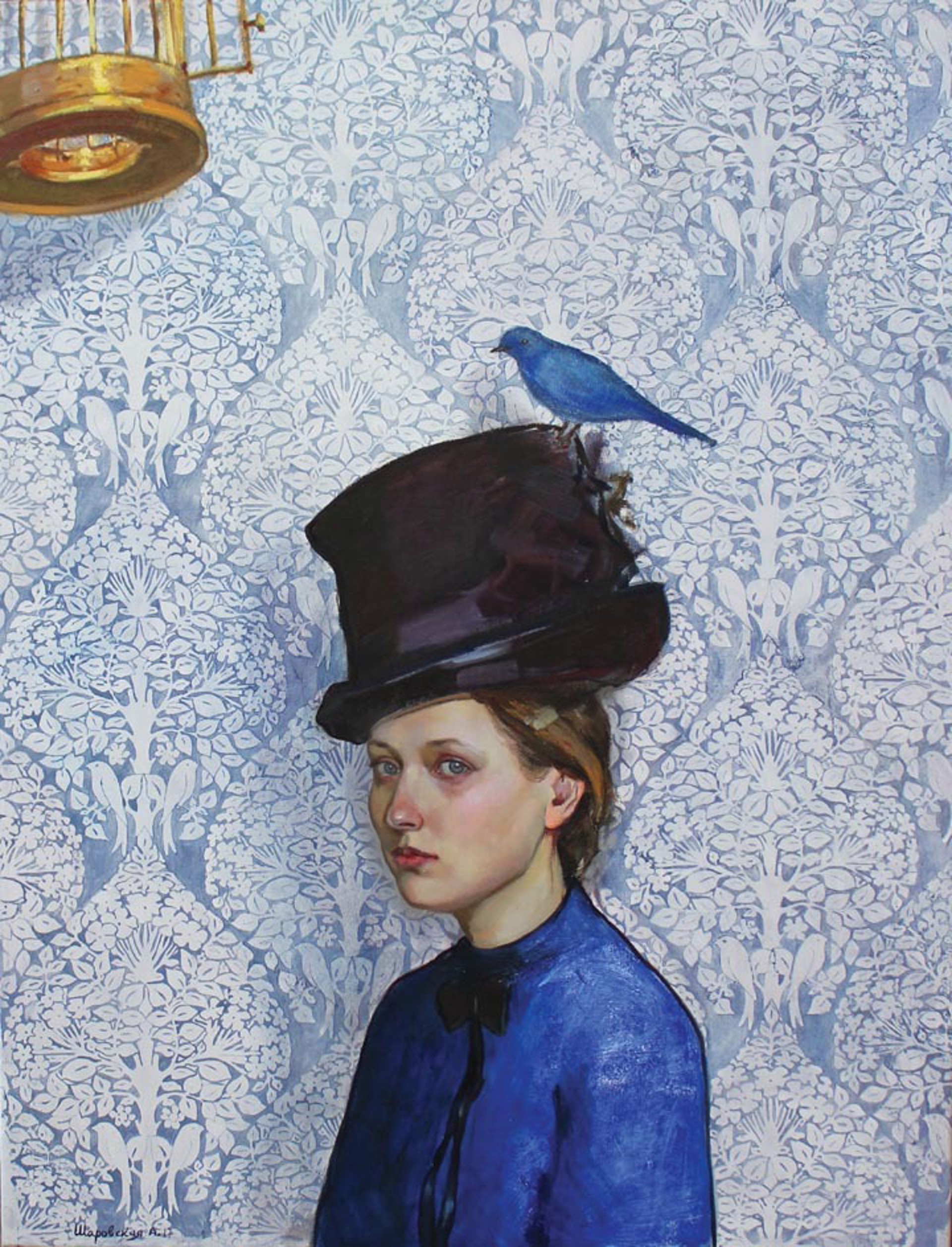 Bluebird Song By Alina Sharovskaya Paul Scott Gallery