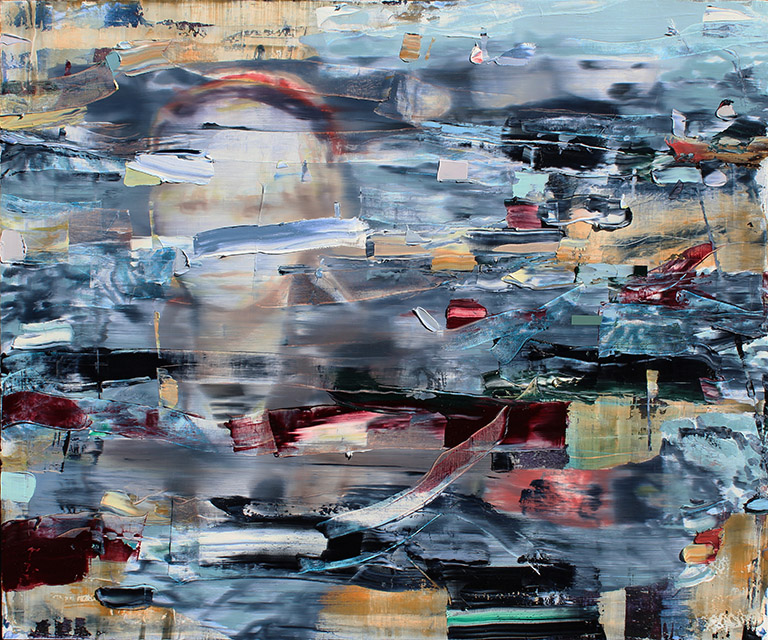 The Living Layer, 2013 I Oil and Acrylic on Canvas I 40 x 48 inches