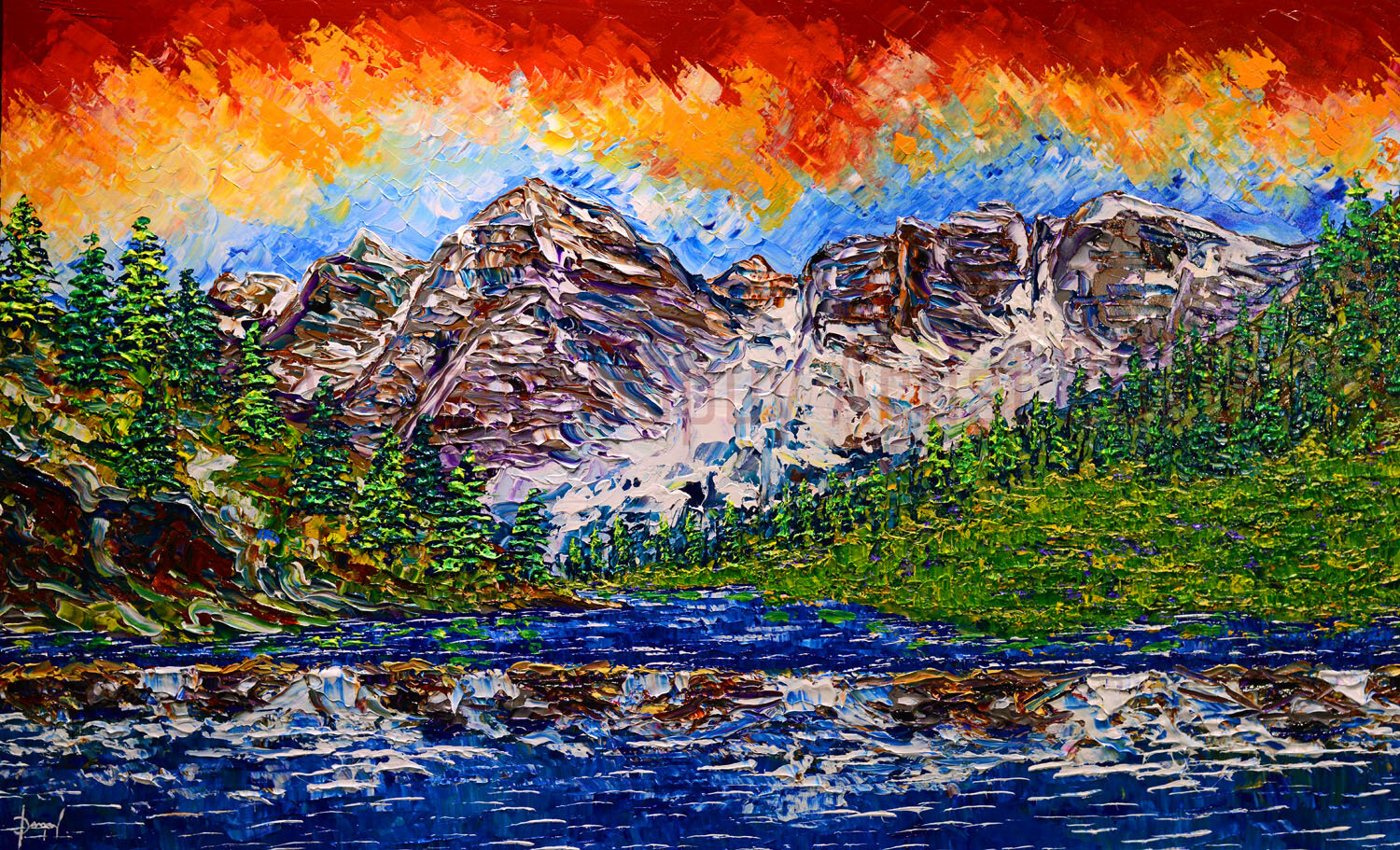 Mountains of Colorful Enchantment 36x60