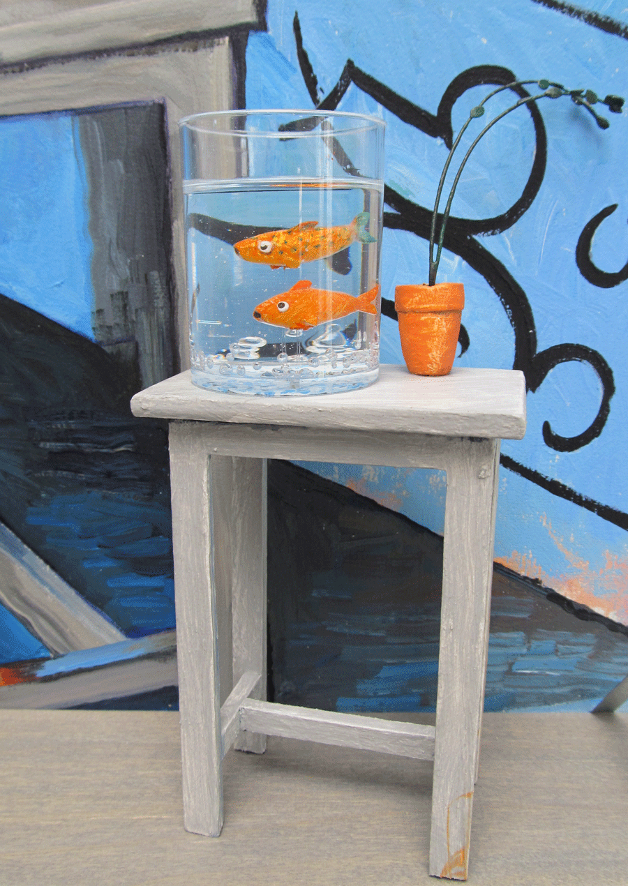 Interior with Goldfish Bowl (Matisse) by Stephen Hansen