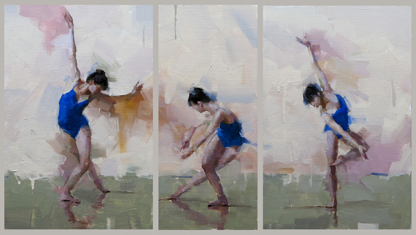 Triptych of a Dancer by Jacob Dhein | ArtCloud