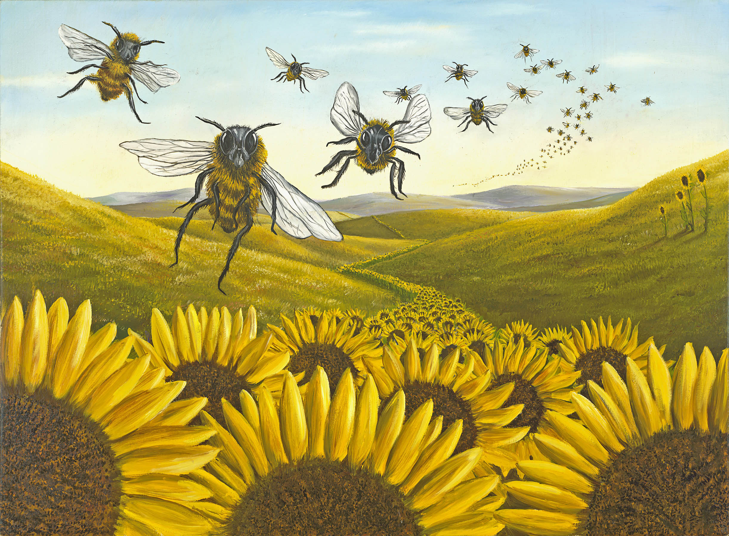 Живопись сюрреализм пчела