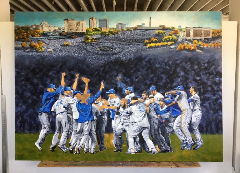 Kansas City Royals Poster, Kansas City Royals Artwork Gift, KC