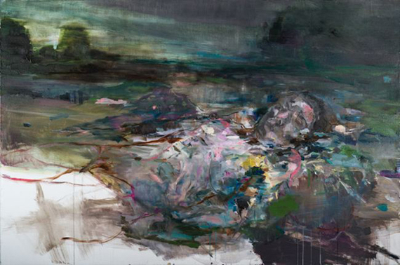 Ophelie, 2013 | Oil on canvas | 39 x 59 inches