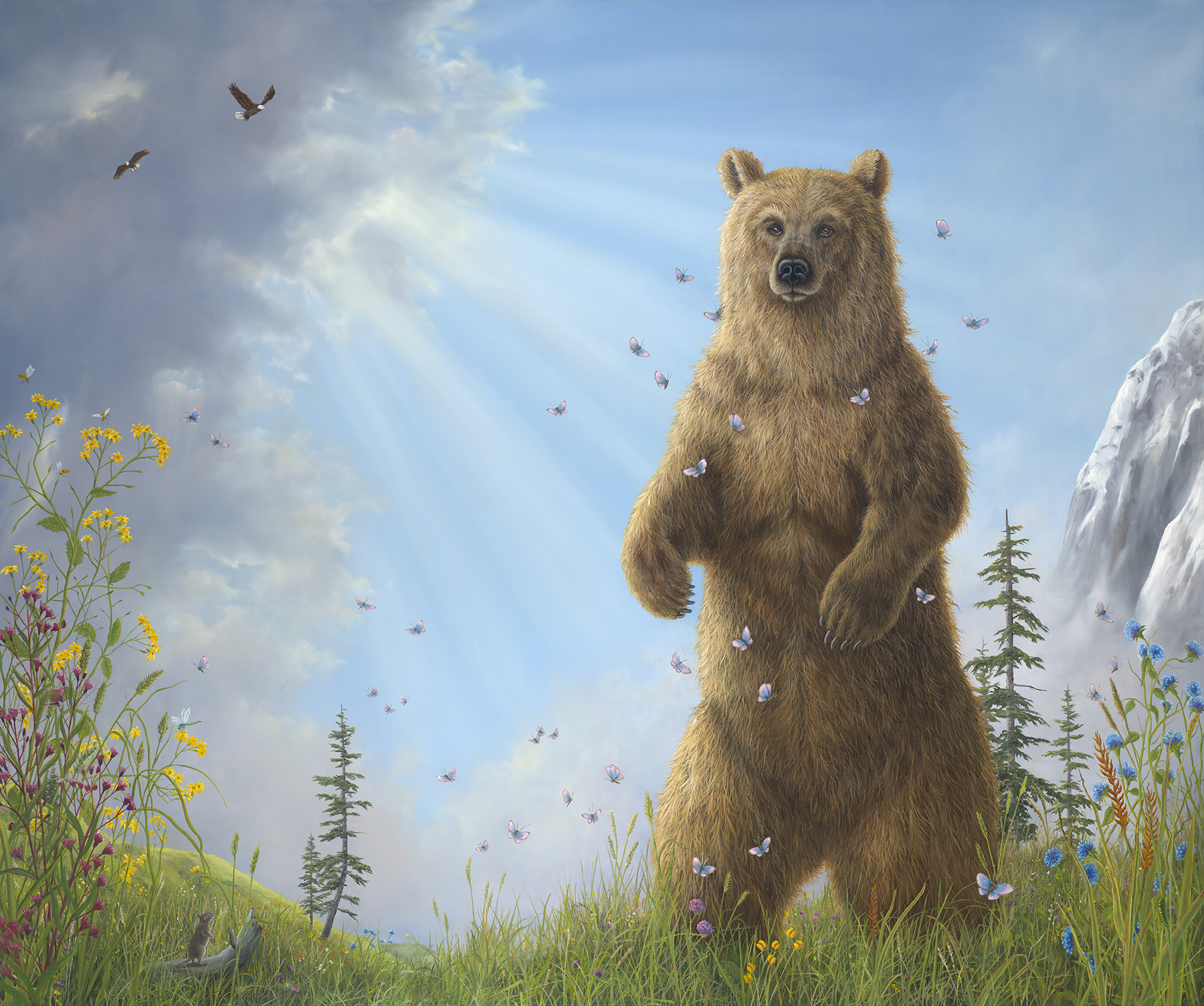 Роберт Бисселл картины с медведями