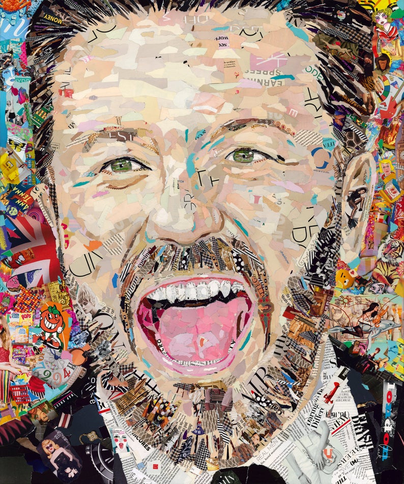 Ricky Gervais (AP) by Louis Lochead | ArtCloud