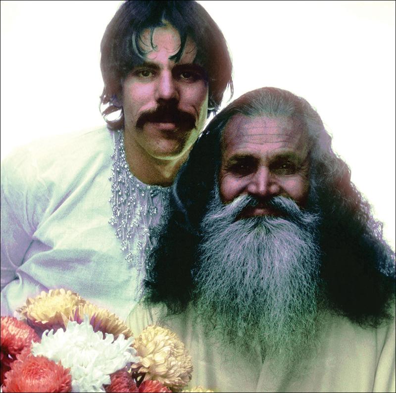 Peter Max with yoga master Swami Satchidananda