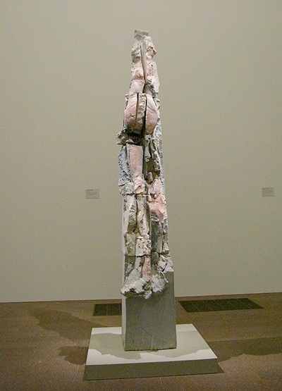 Wedged Woman Standing, 1985 | Fired clay | Photo: DeWitt Cheng.
