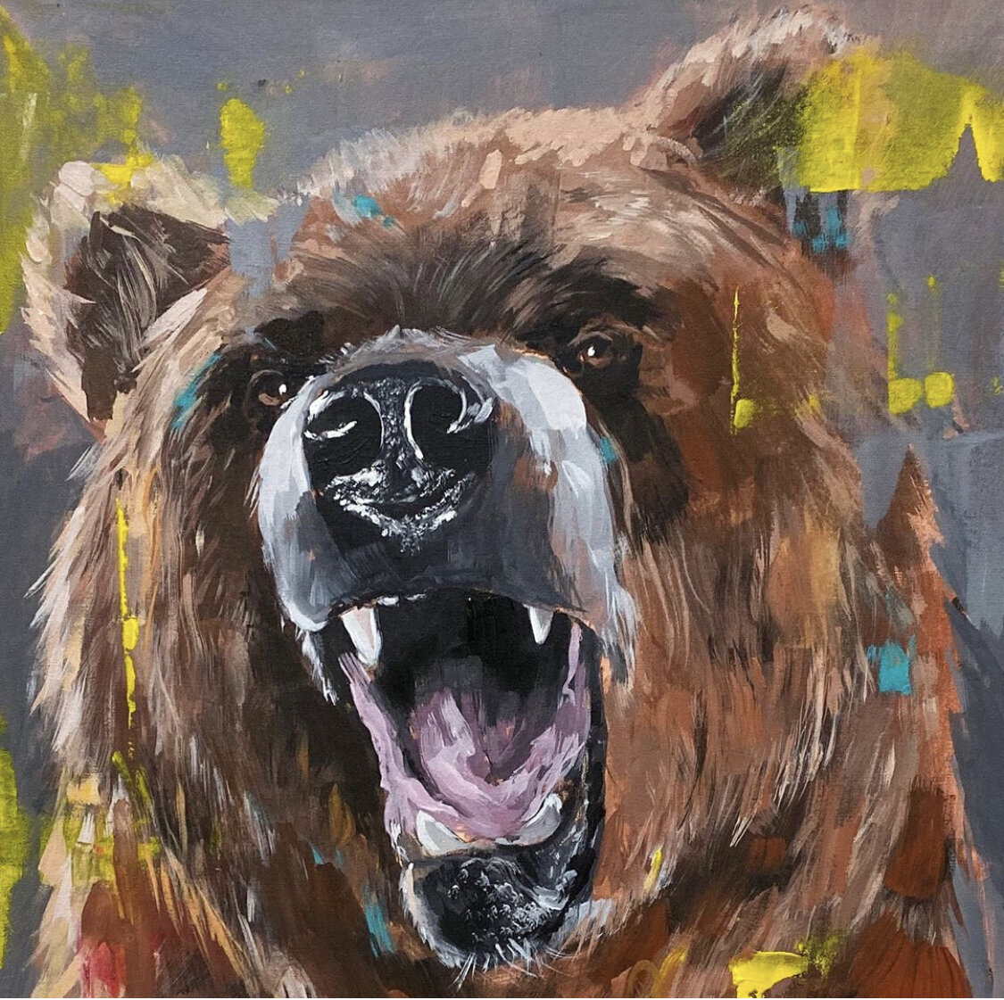 Yawning Bear (Available)