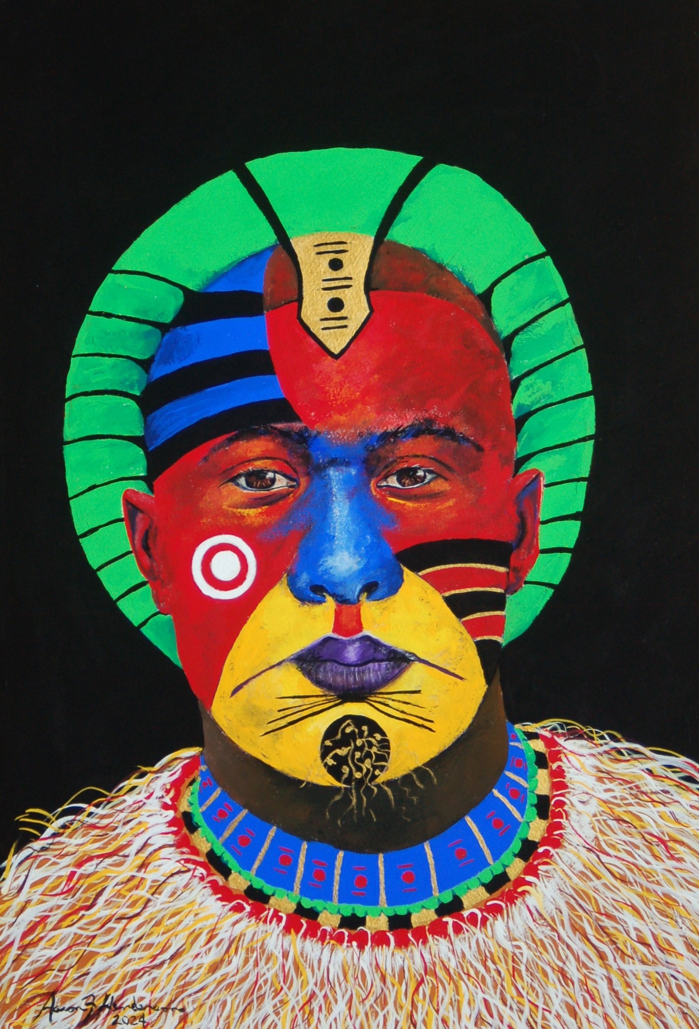 Aaron F. Henderson — Red Summer Night Warrior