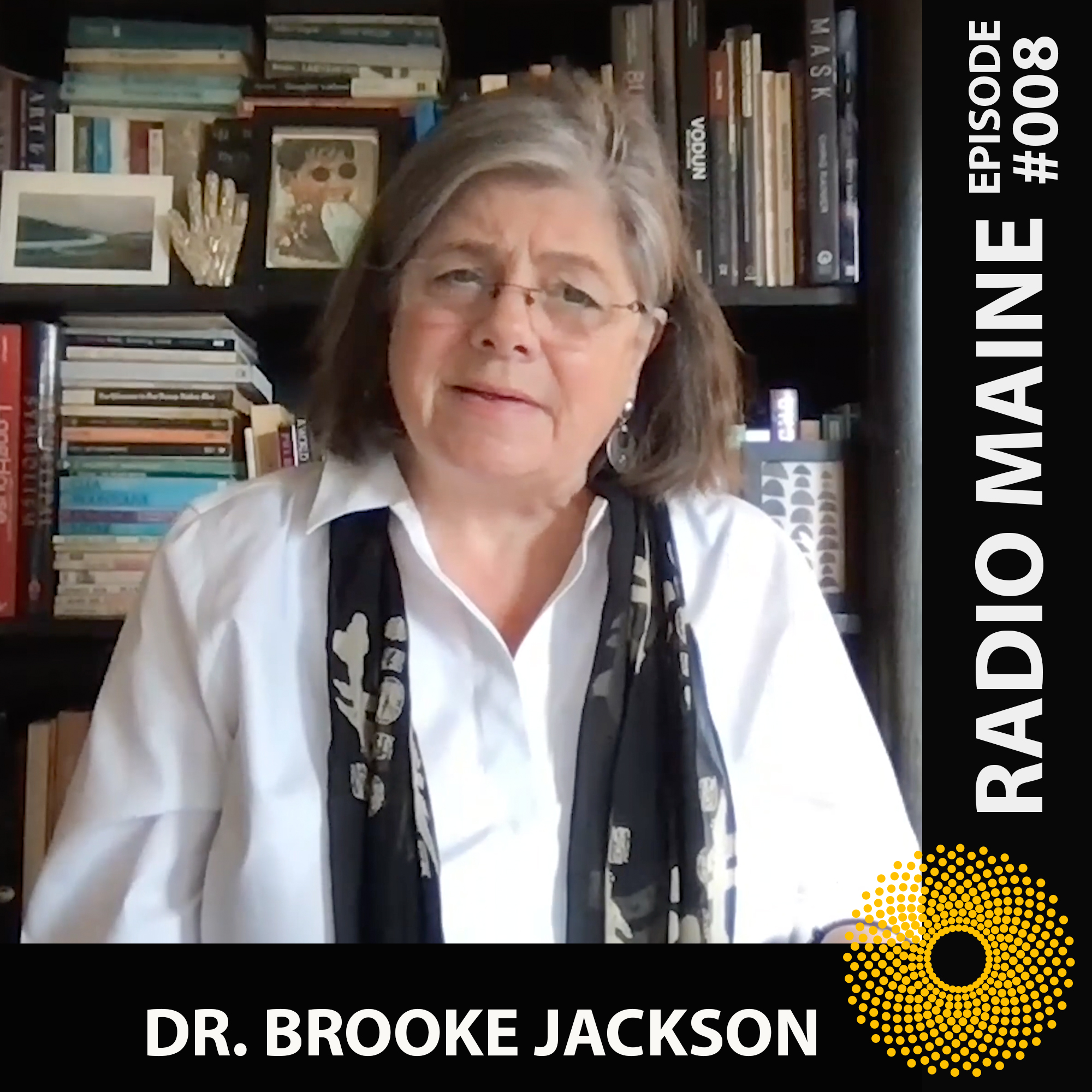 Dr. Brooke Jackson being interviewed on Radio Maine with Dr. Lisa Belisle