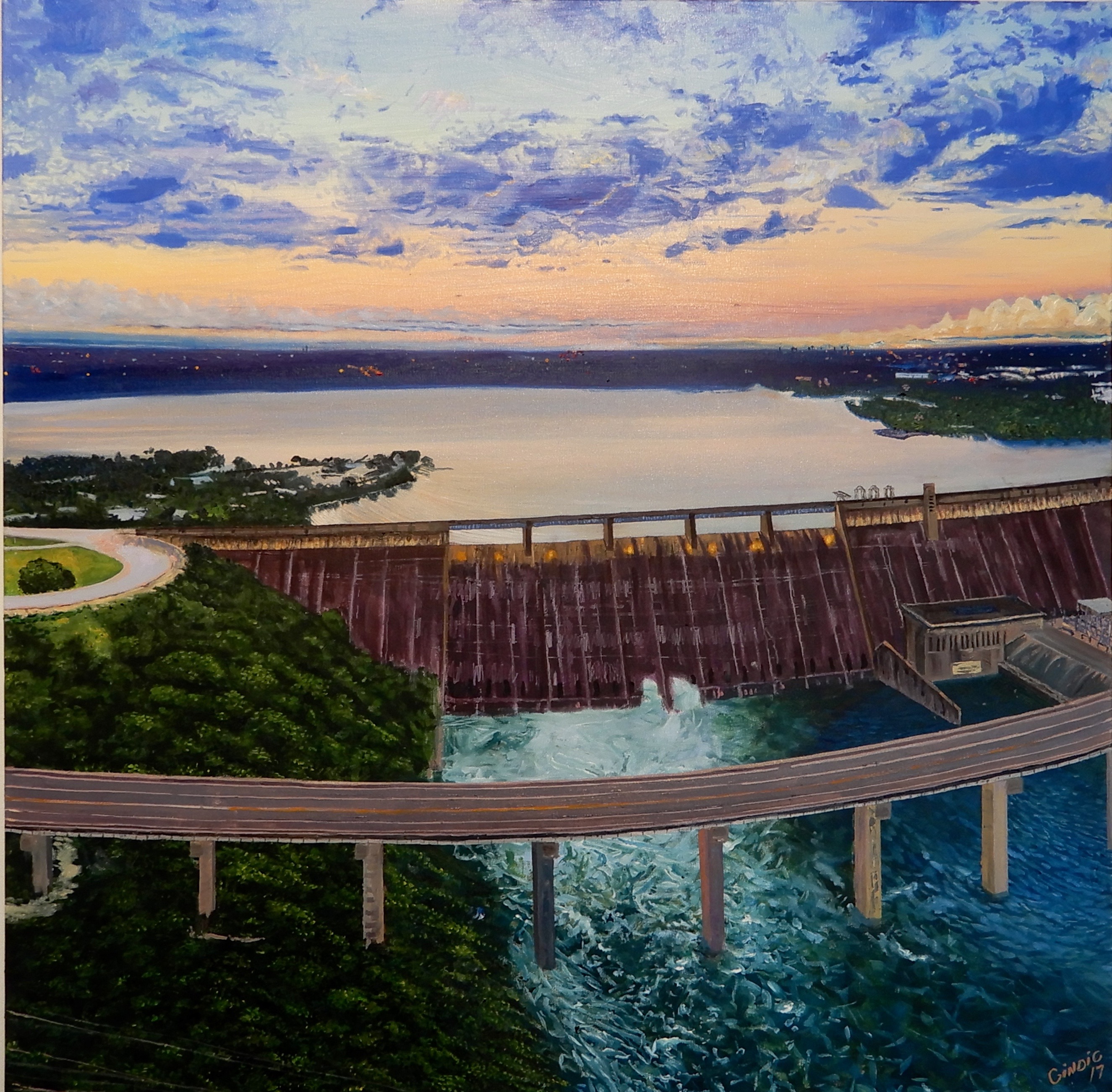 Mansfield Dam by Allan Gindic | ArtCloud