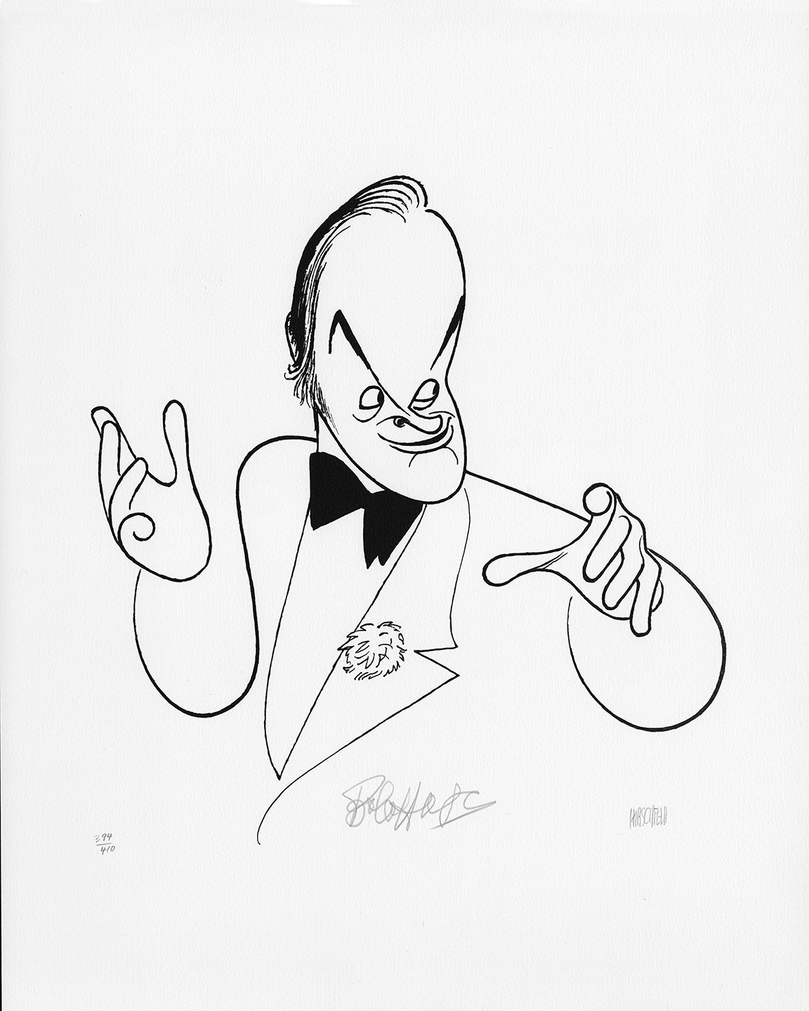 The Al Hirschfeld Signature Series - Matched Set of 4 Lithographs by Al ...