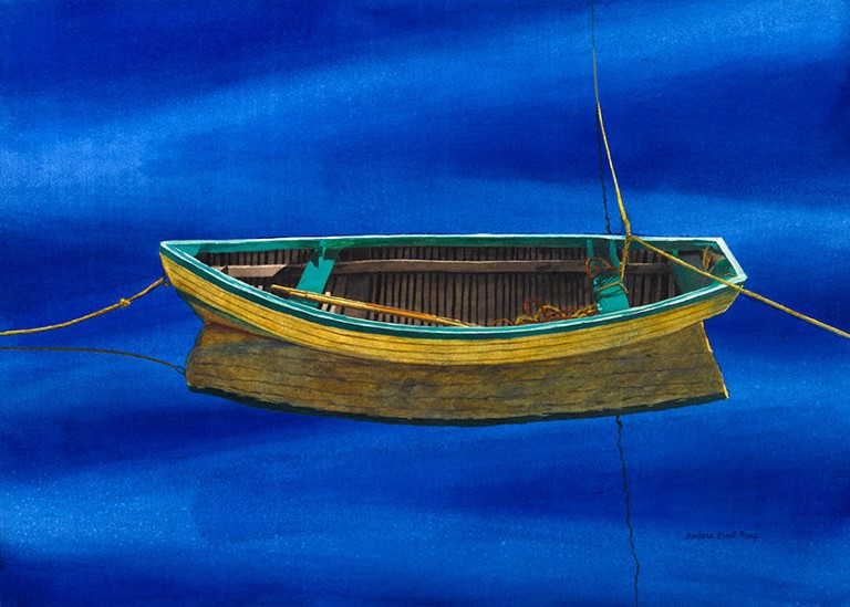 Barbara Ernst Prey Boat on the water