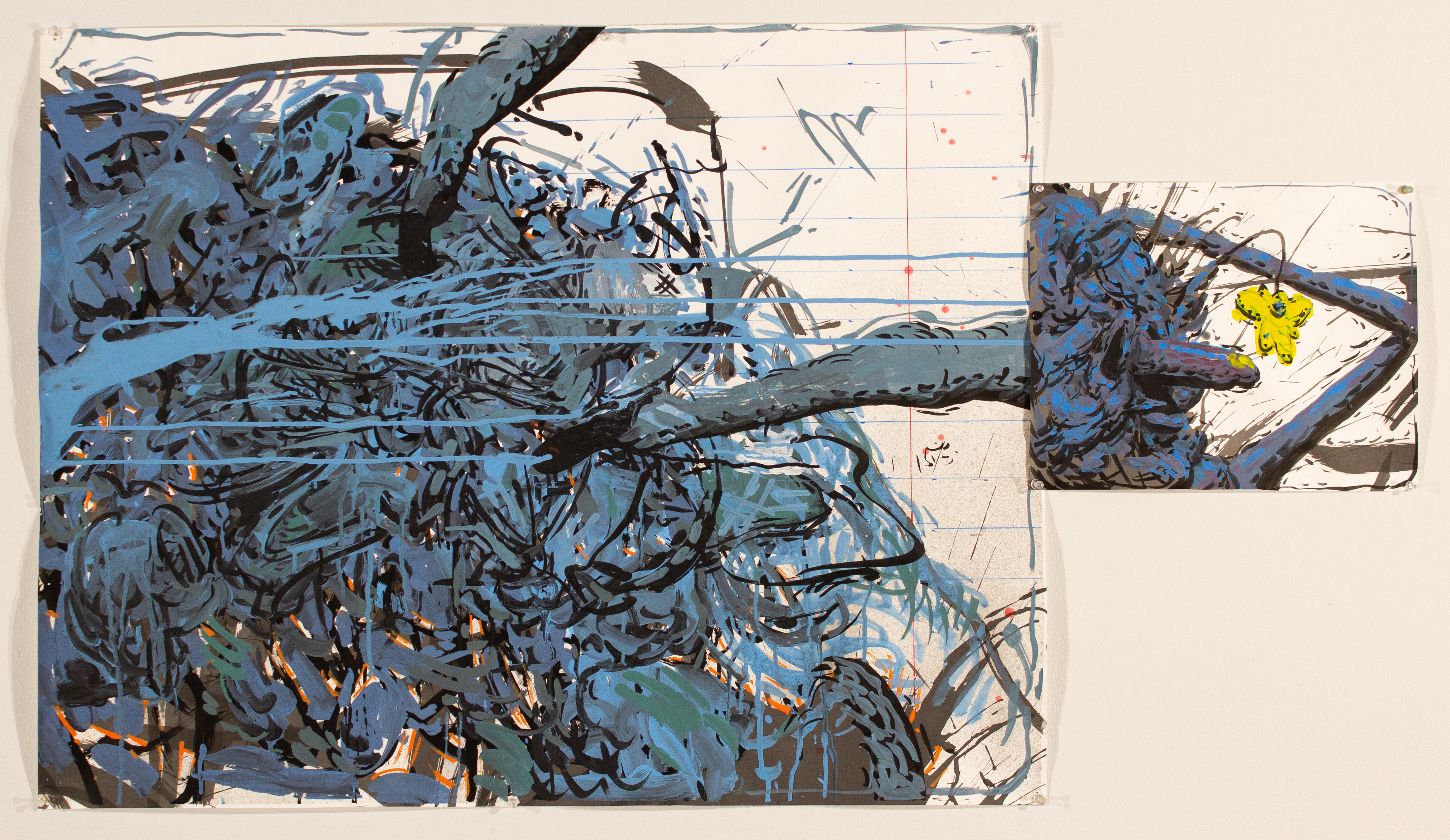 Hard Thinker (Diptych)