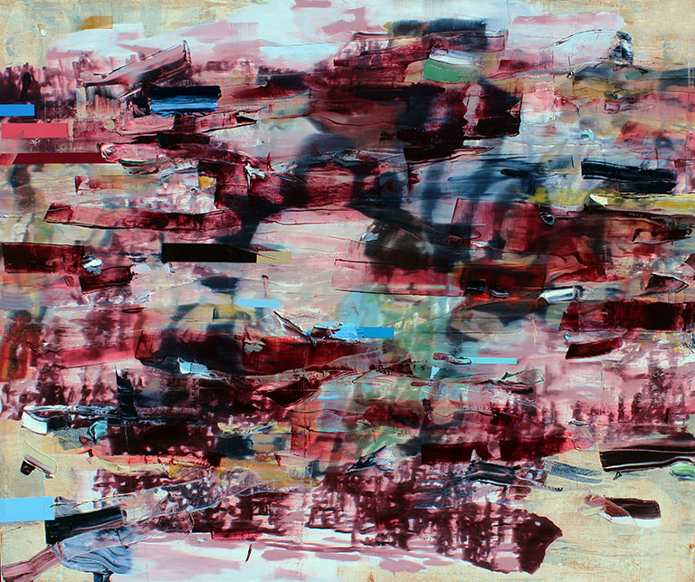 Stay Awhile My Inner Child, 2012 I Oil and Acrylic on Canvas I 60 x 72 inches