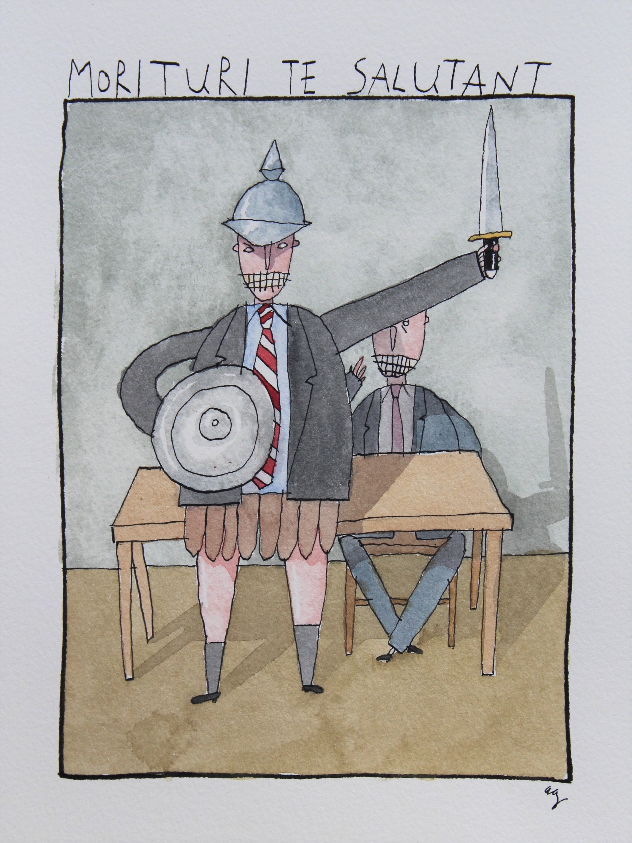 Morituri te Salutant by Alan Gerson ArtCloud
