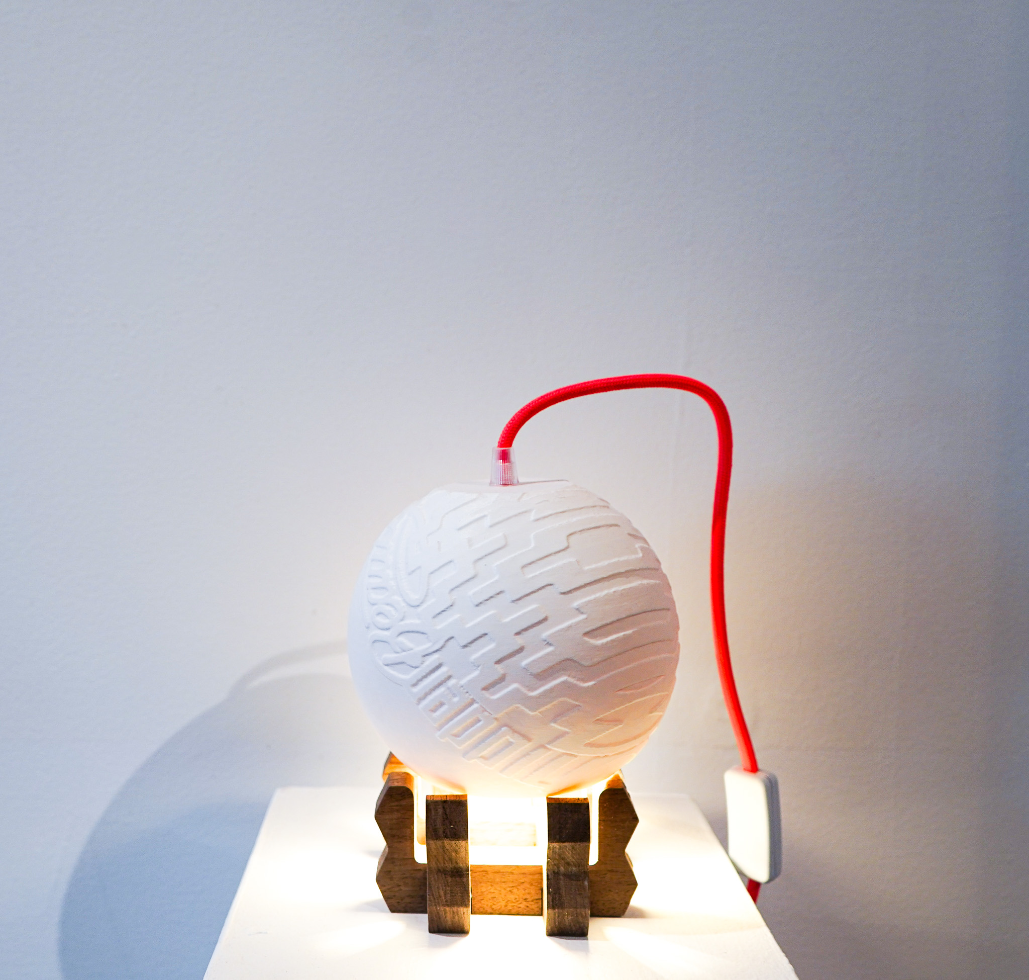 Floating Lighthouse Desklamp (Orange)