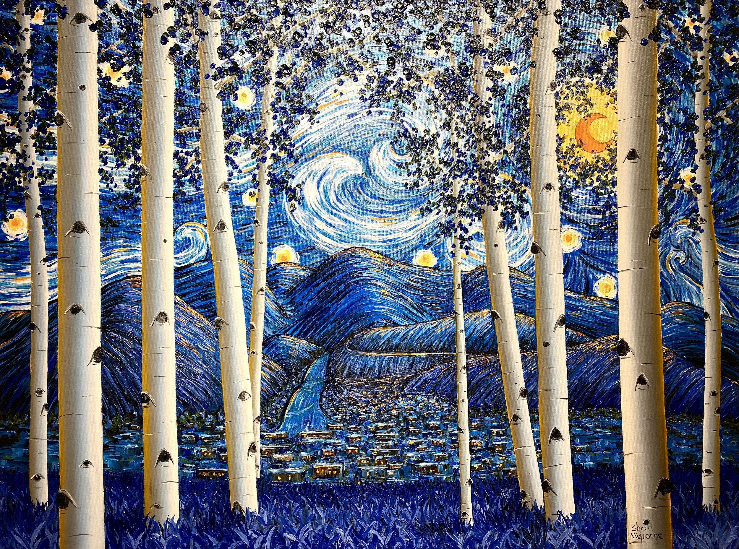 The Starry Night Series “Magnificence” 30x40