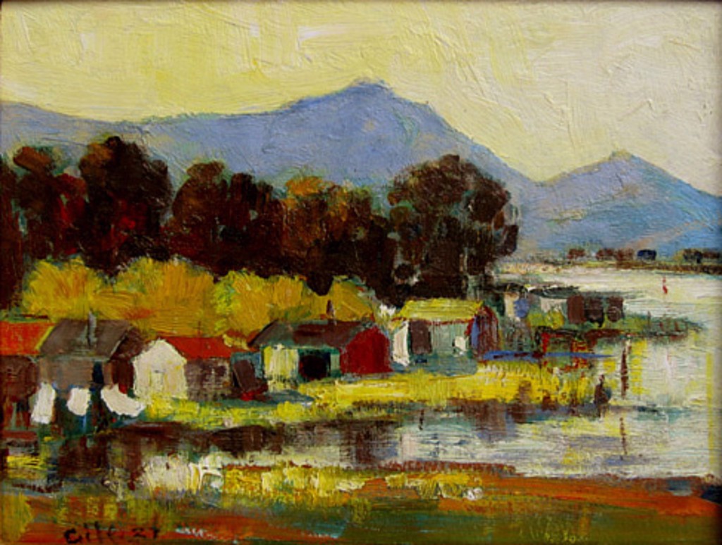 House Along the Water by Selden C Gile