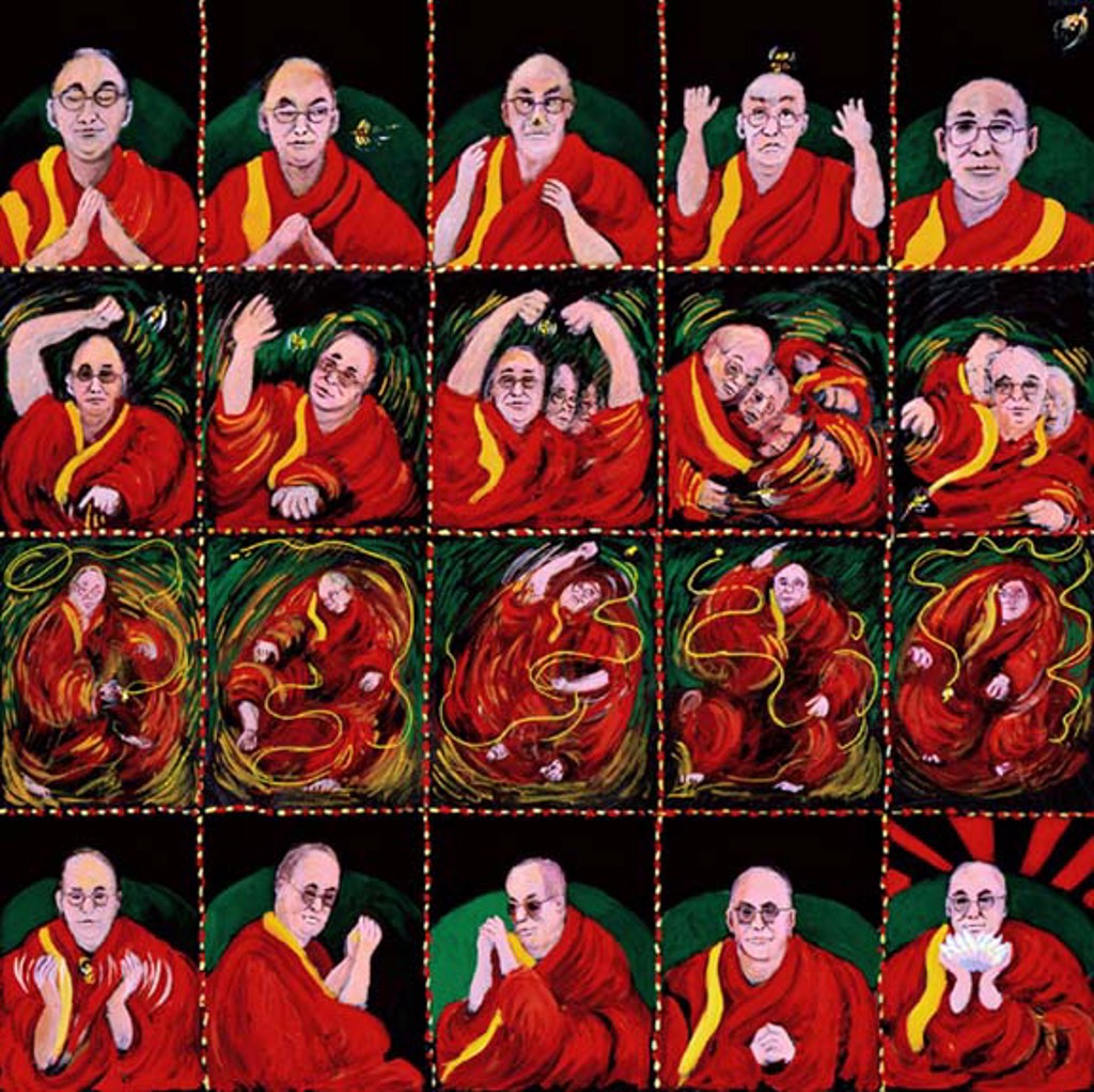 His Holiness And The Bee by Guy Buffet | Lahaina Galleries