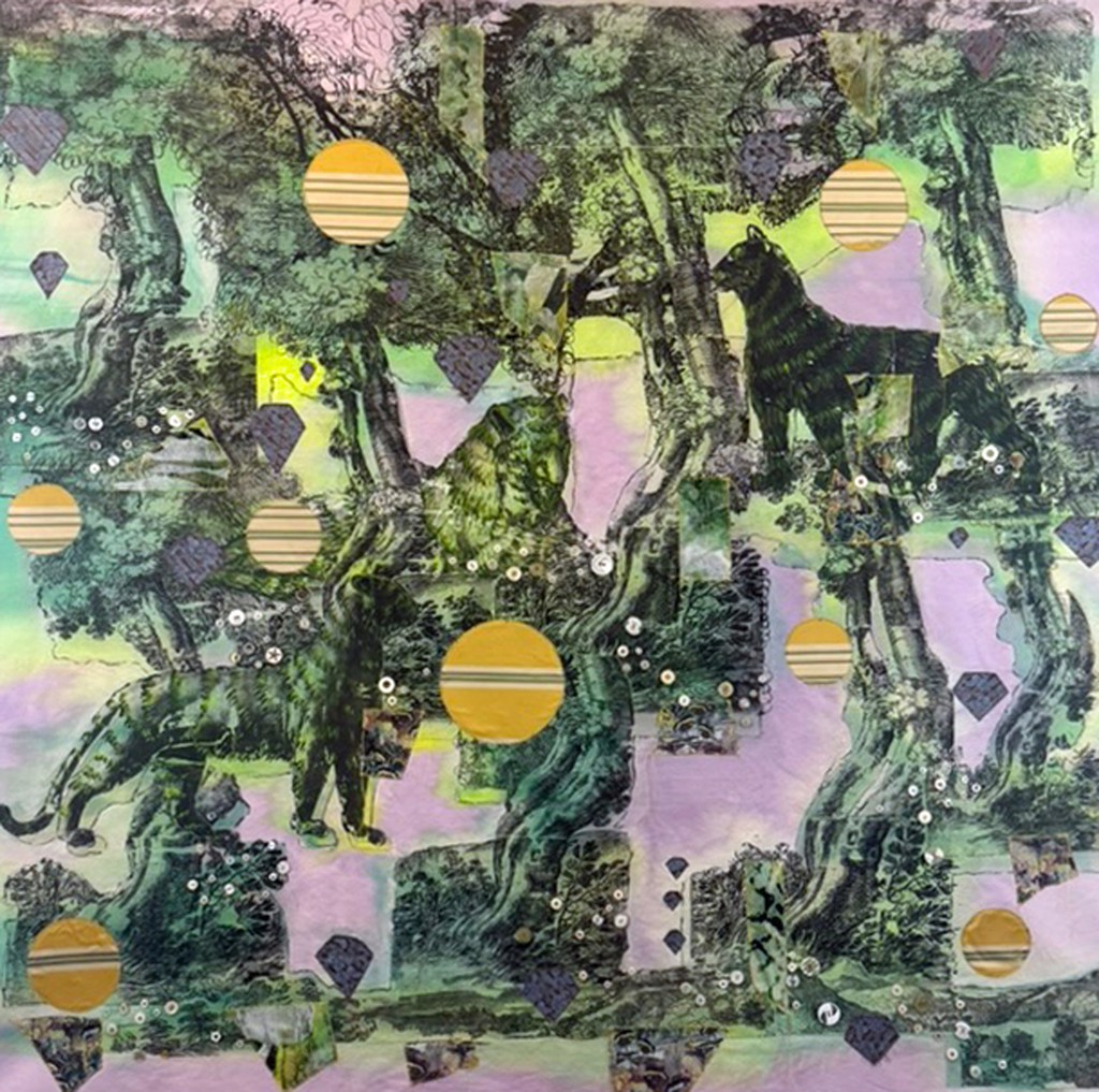 Tigers Hunt by Manju Shandler