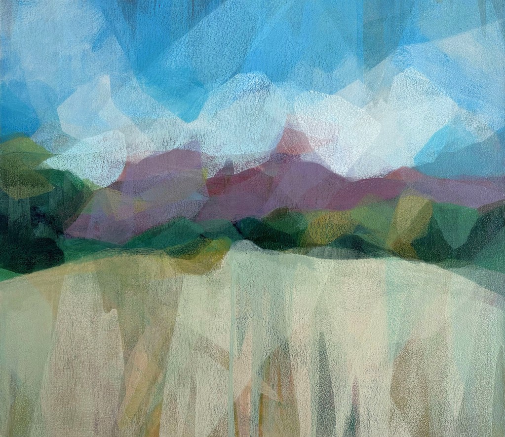 (uhuru) cloud cover at kaupo moku by Katherine Sandoz