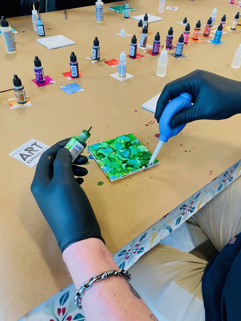 Workshop - Introduction to Alcohol Inks by Amber Leilani Ratliff | Red ...