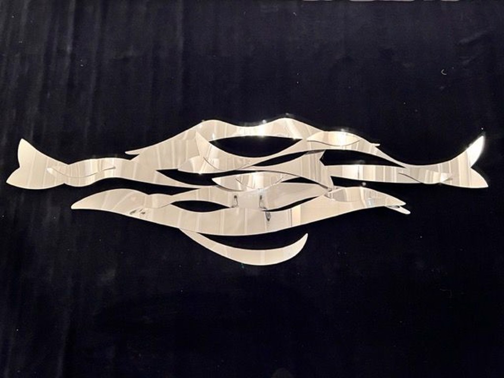 Smile for me (wall sculpture) by Alex Kveton