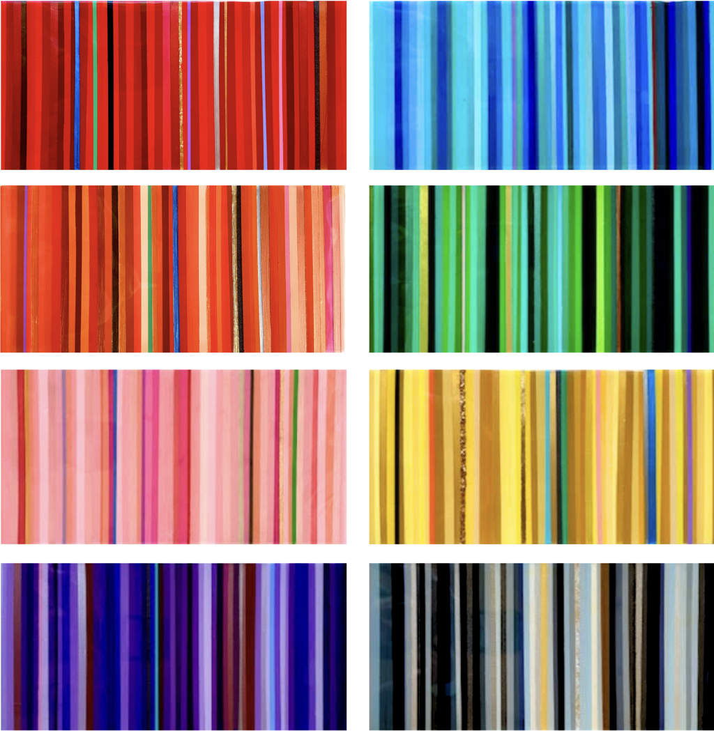 Single-Color Totems Set of 8 | $295 each by Renee Mendler