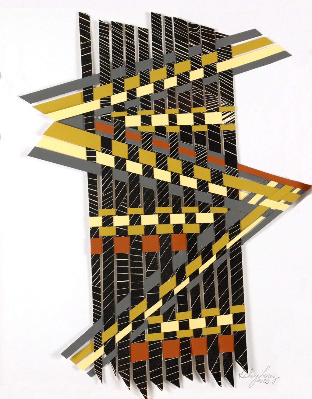 Zig Zag Composition by Hilary Lorenz