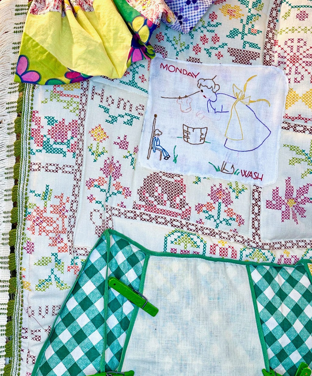 Laundry Day Chore Coat by Joan Wheeler