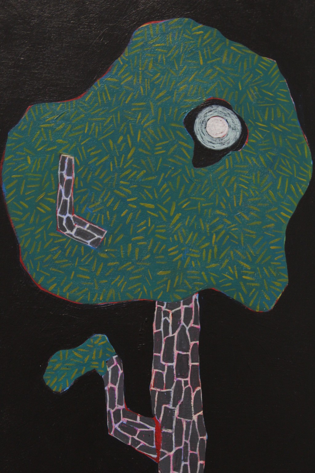 Moon in Pine -  Comet Street by David Lambert