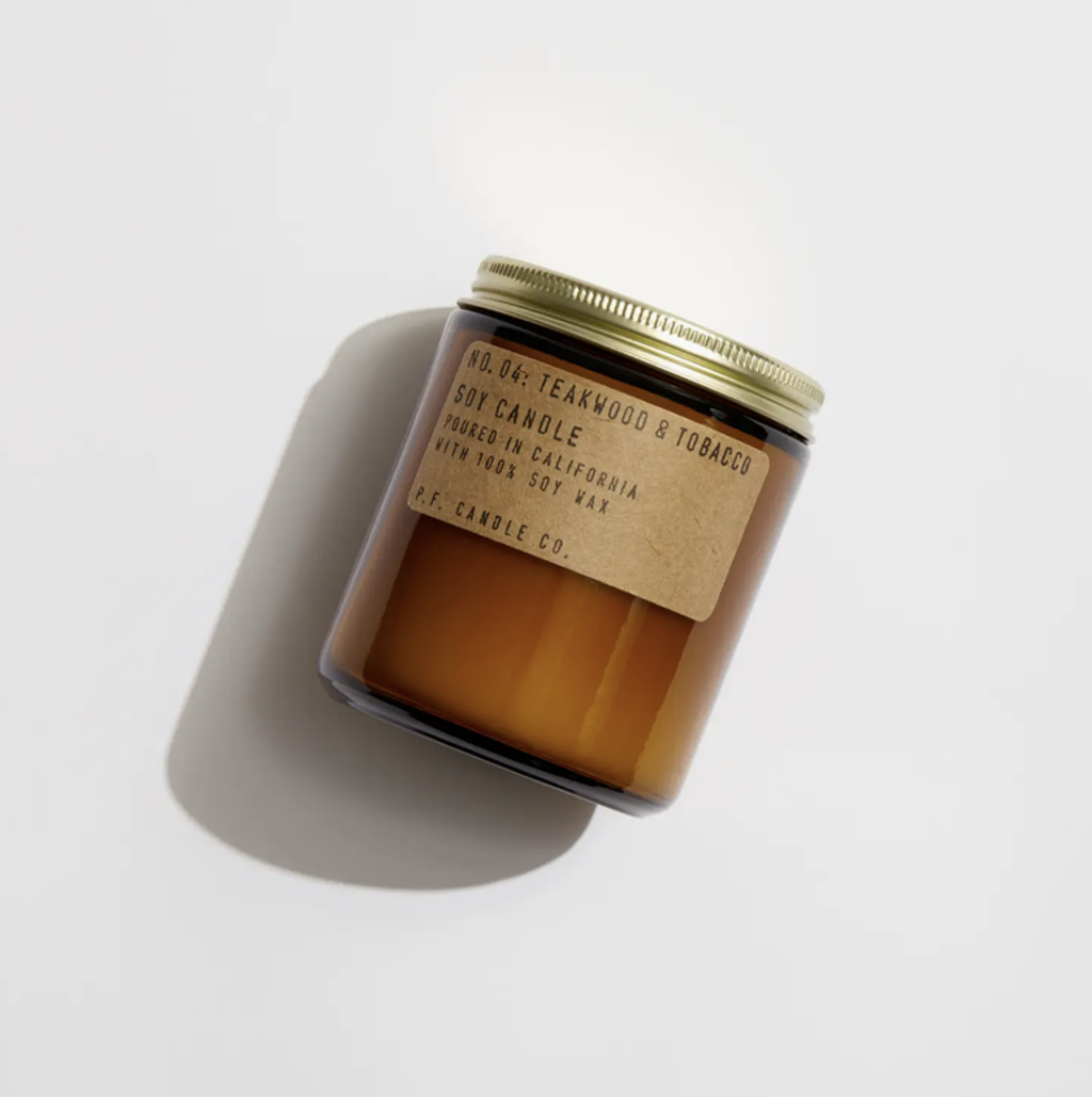 pf candle teakwood and tobacco Teakwood & Tobacco Candle by P.F. Candle