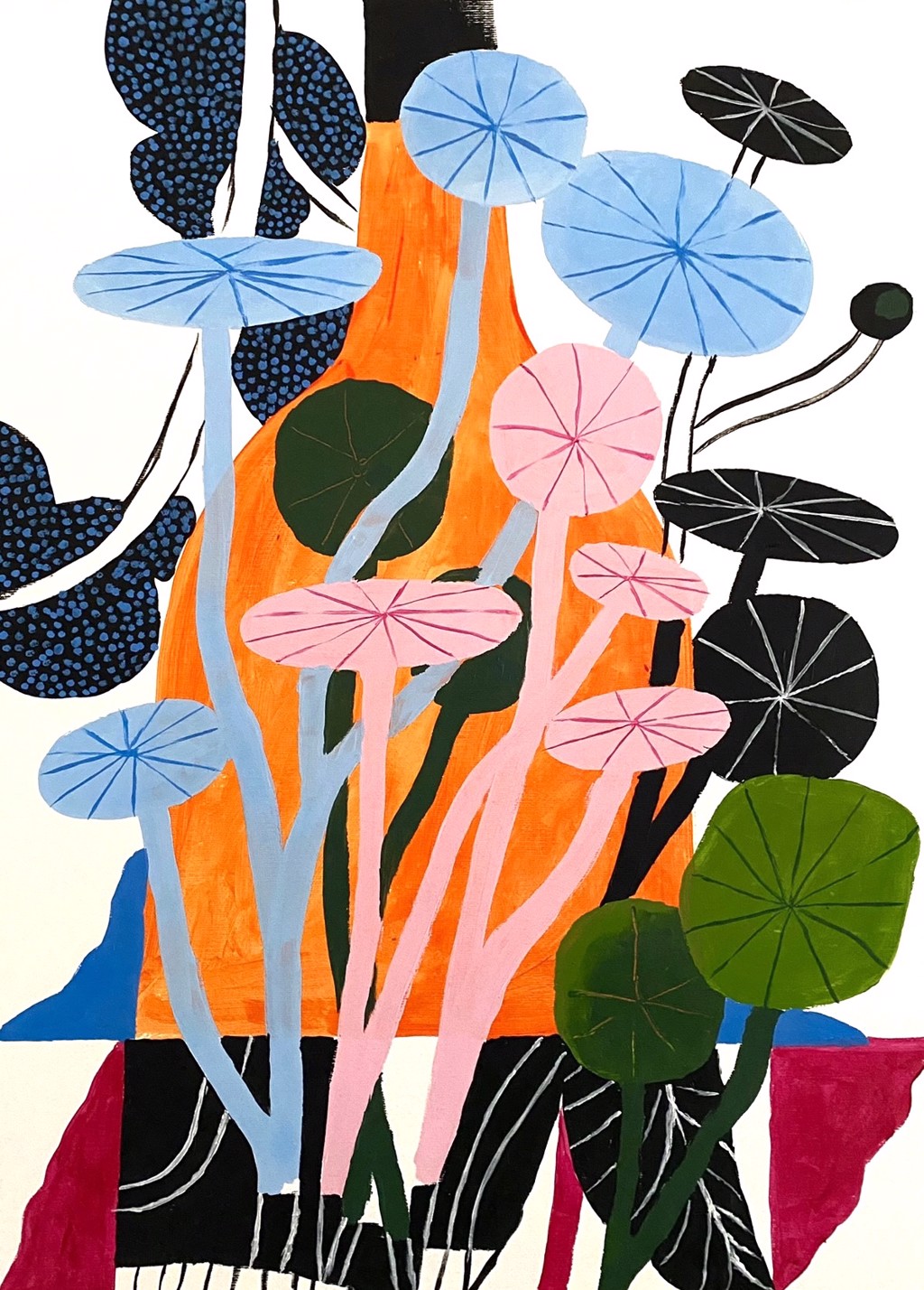 Floral Fungi II by Maria Lundström