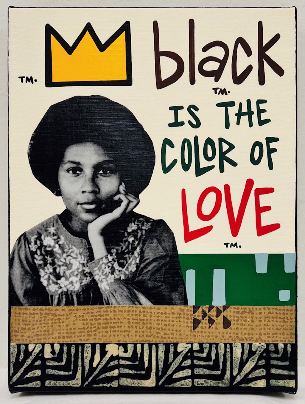 Bell Hooks "Black Love" II by Milton Bowens
