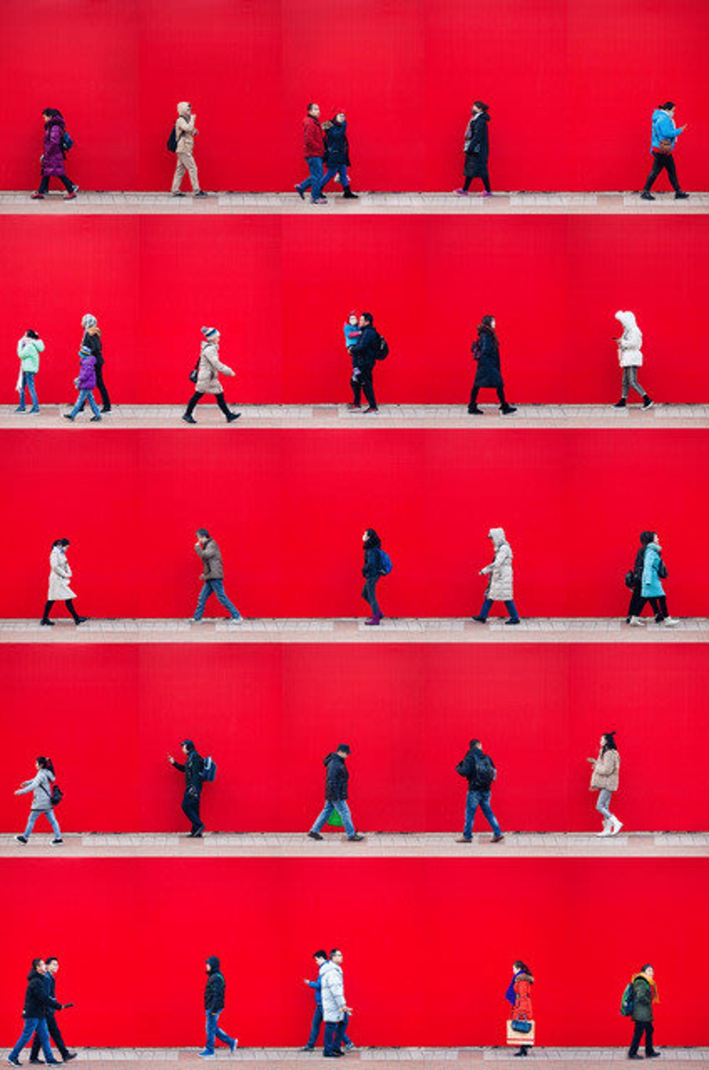 Time Lapse. Wangfujing Street, Beijing by Xan Padron