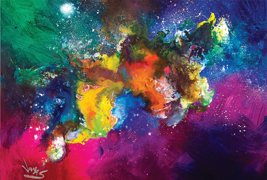 道楽 ウィリアム マジックアート Cosmic Voyage #217 by Jonas Gerard (1941-2020) | Jonas Gerard Fine Art