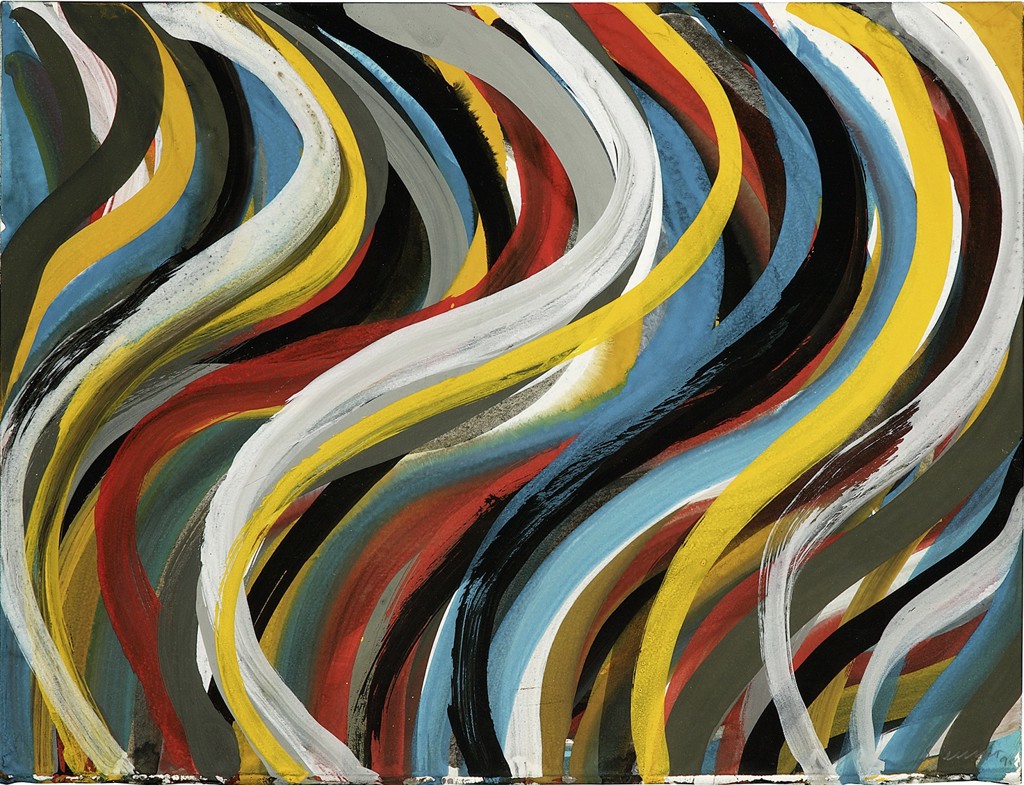 Sol LeWitt: Fotografia アート写真集 Untitled (1995). Gouache on paper by Sol Lewitt by Sol LeWitt