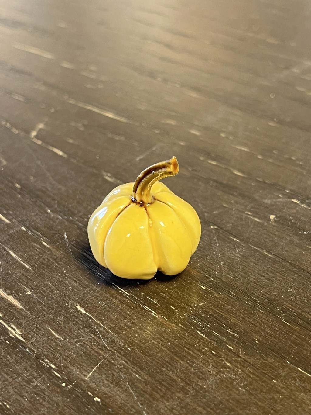 Yellow Mini Pumpkin by Katy Nickell