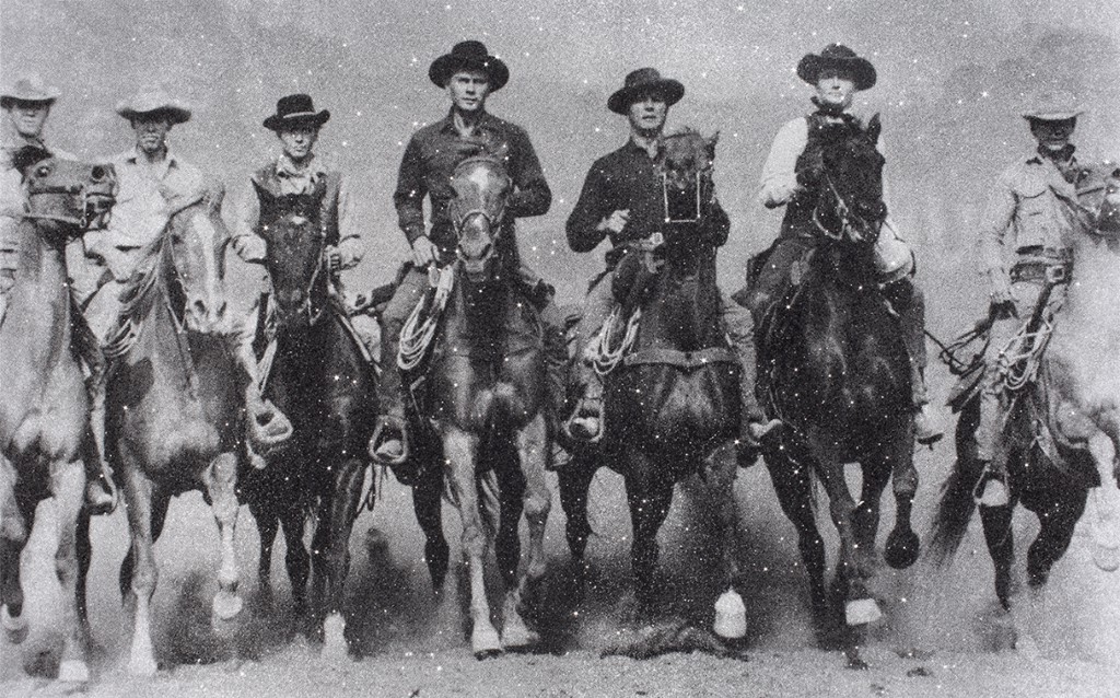 Magnificent Seven - Thunder White by Russell Young
