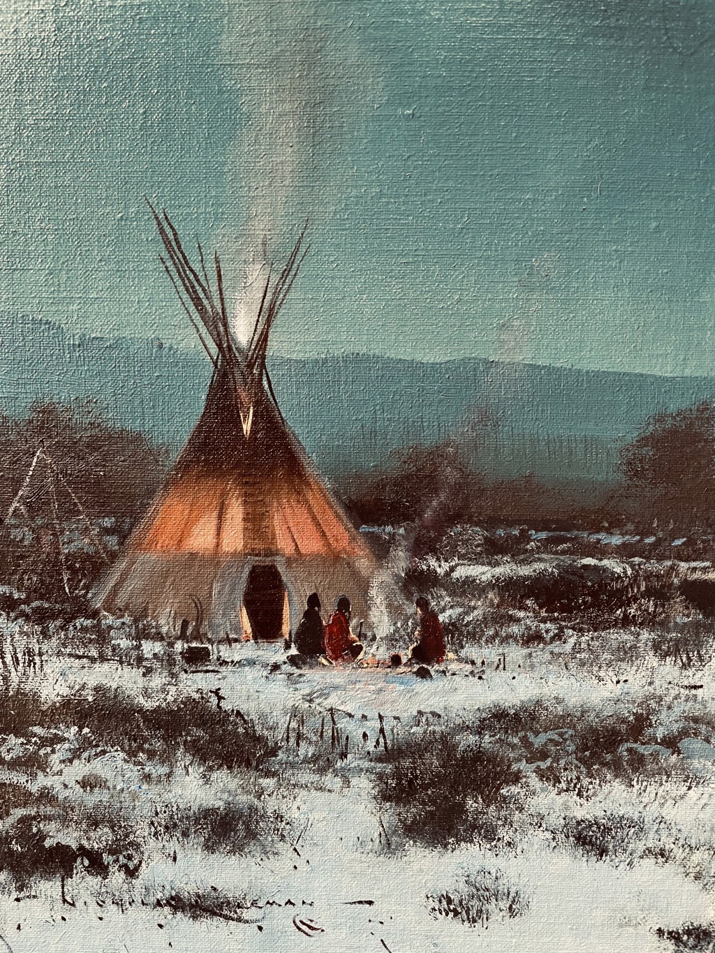 AROUND THE CAMPFIRE by Nicholas Coleman