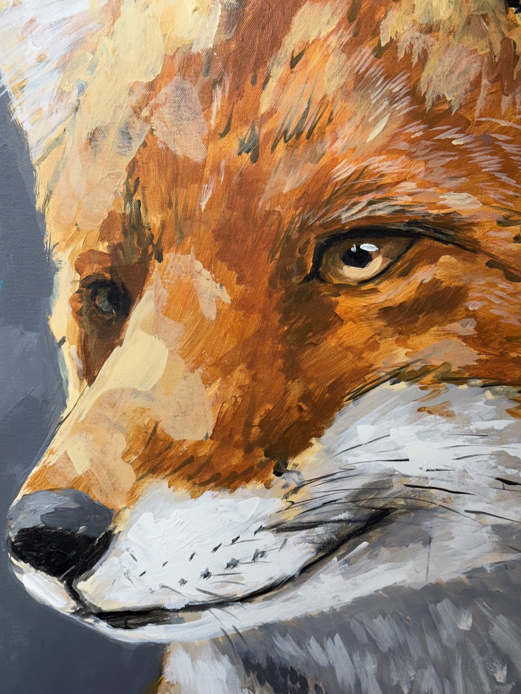 Fox - Grey by Dominic Mattioli