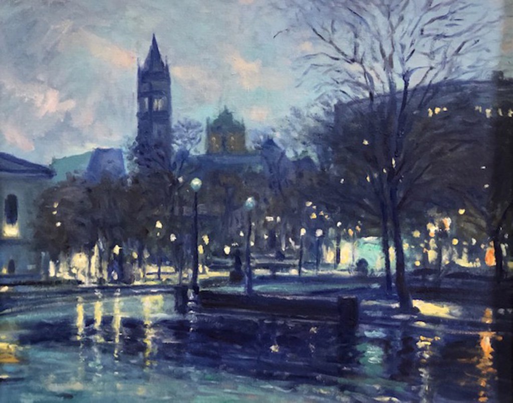 Misty Quiet, Boston by Richard Rosenblatt