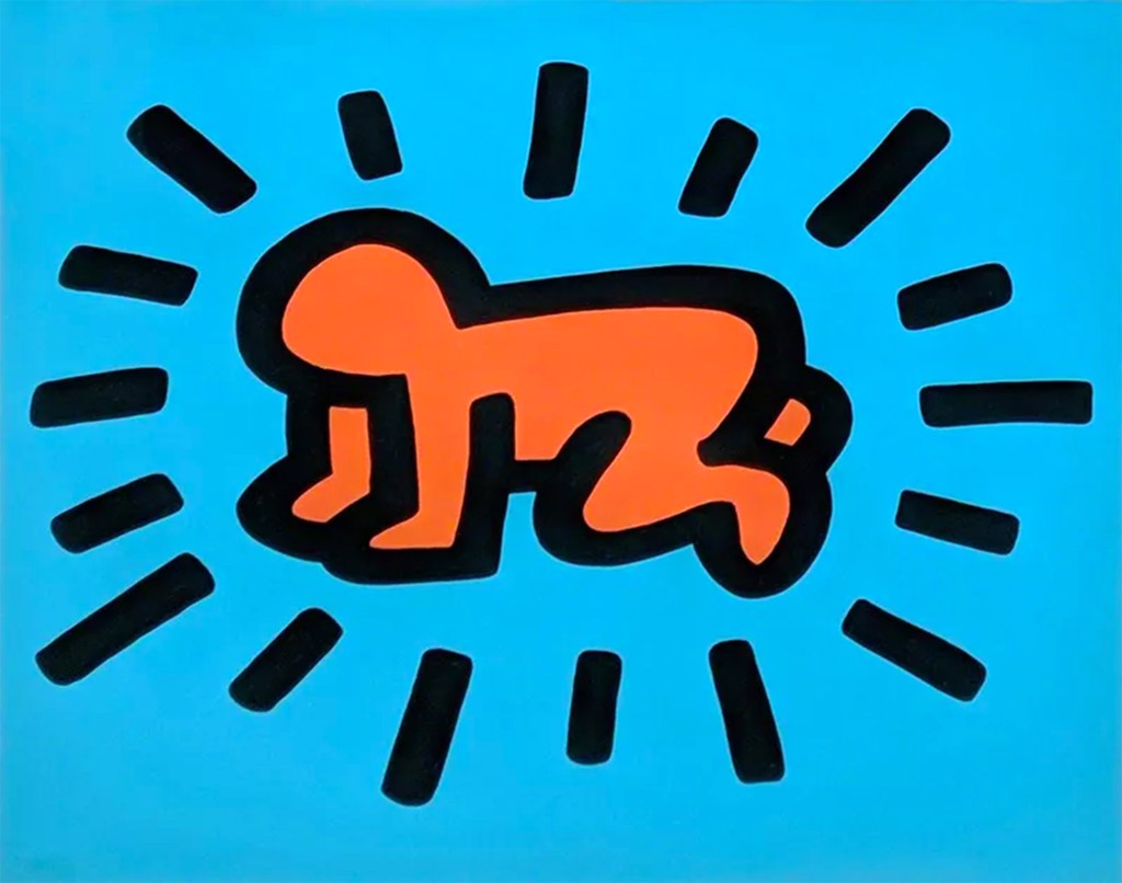 Radiant Baby (From Icons Series) by Keith Haring | Laura Rathe Fine Art